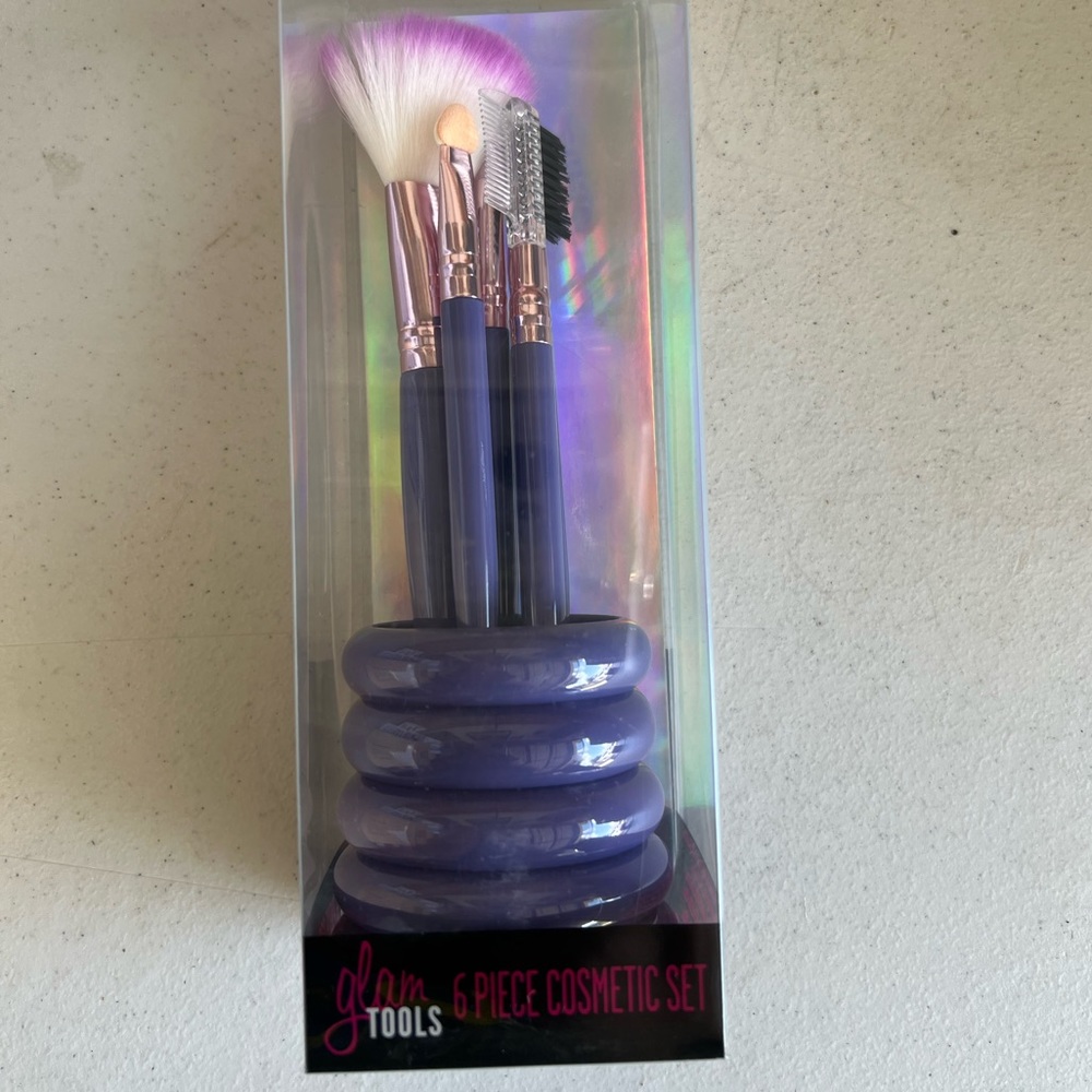 6 piece Cosmetic Brush Set